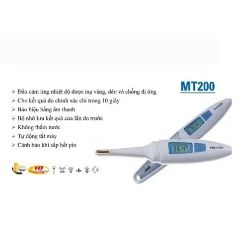 Cặp nhiệt độ điện tử Microlife MT 200.