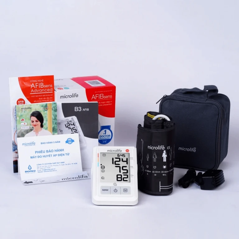 Máy đo huyết áp Microlife B3 AFIB – Máy đo huyết áp bắp tay